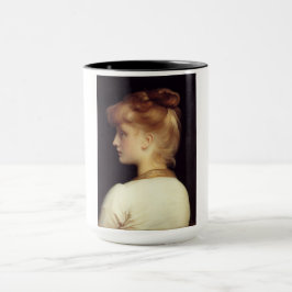 Taza Retrato femenino desde atrás (de Frederic Leighton