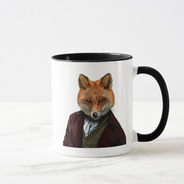 Taza Retrato Fox 2 (Derecha)