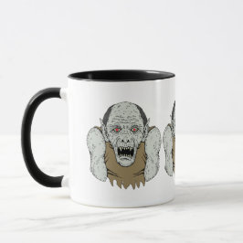 Taza Retrato Ghoul Horror Art