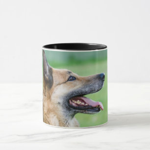 Taza Retrato lateral del Pastor Alemán
