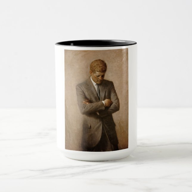 Taza Retrato Oficial de John F Kennedy (Centro)