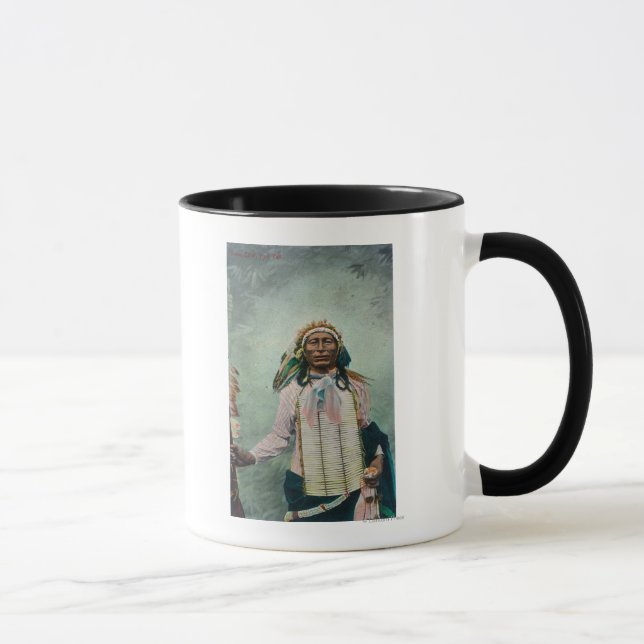 Taza Retrato Sioux Chief Iron Tail (Derecha)