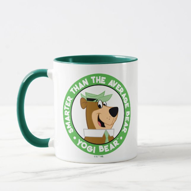 Taza Retrato sonriente del oso de Yogi (Izquierda)