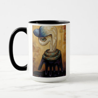 Taza Retrato surrealista en espiral