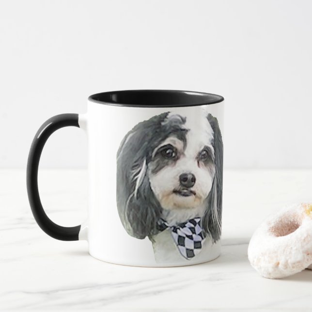 Taza Retrato Zuchon II 11oz. (Con donut)