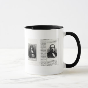 Taza Retratos de Denis Papin y de Etienne Lenoir