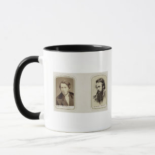 Taza Retratos de John Ruskin (1819-1900) y de Guillermo