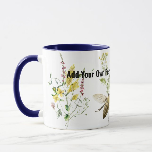 Taza Retro bumblee abeja amante del insecto cerámica ta (Izquierda)