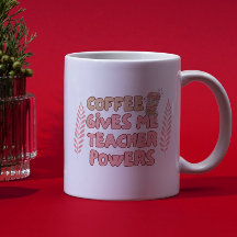Taza Retro con Tipografía de Burbujas 'El Café Me 