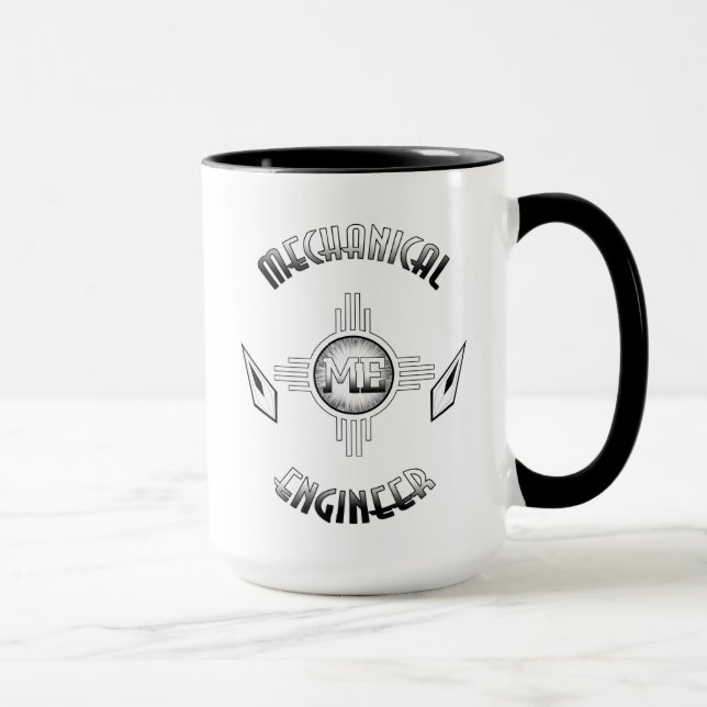 Taza Retro de ingeniero mecánico (Derecha)