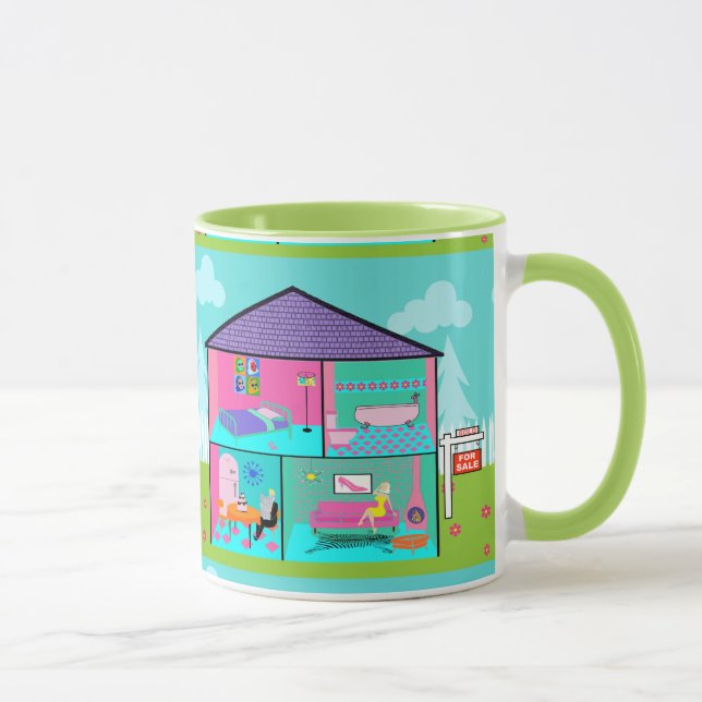 Taza Retro Dream House Mug (Derecha)