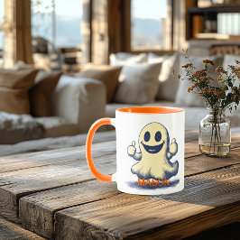 Taza Retro Fantasma Halloween – Vibraciones Espelu