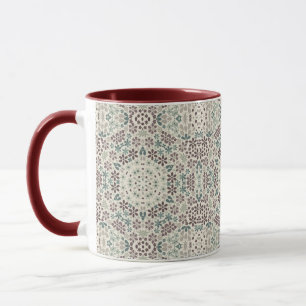 Taza Retro, floral