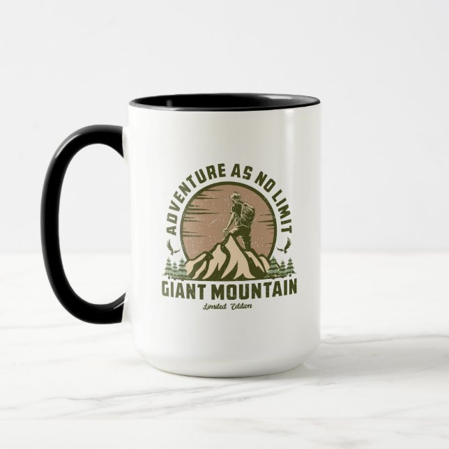 Taza Retro Giant Mountain Hike Sunset (Izquierda)