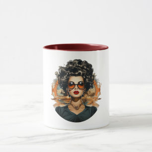 Taza 💋 Retro Glam Diva Mug ☕