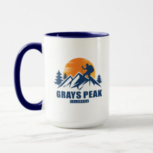 Taza Retro Grays Peak Hike T-Shirt