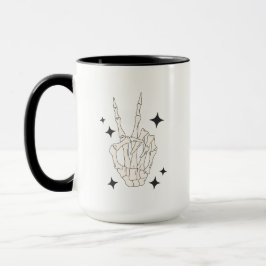 Taza Retro Halloween Creep it Real Skeleton Mug