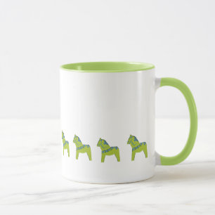 Taza Retro Hippie Dala Horse Mug
