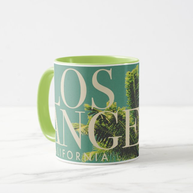 Taza Retro Los Angeles Mug (Anverso izquierdo)