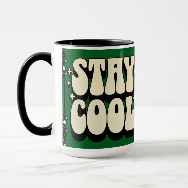Taza Retro Mantén la Calma  (Izquierda)