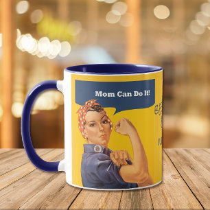 Taza Retro Mom Puede Hacerlo Mug