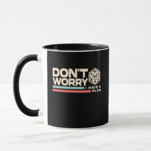 Taza retro para jugadores D20 'No te preocupes, te