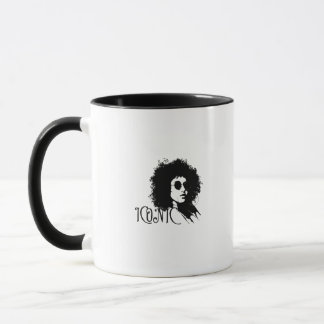 Taza Retro retro de mujer afroafricana ICONIC - Chica n