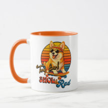 Retro Skate Corgi – Tony Bark™ – Smol y Rad