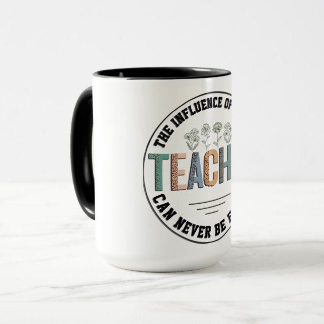Taza Retro Style Teacher (Anverso izquierdo)
