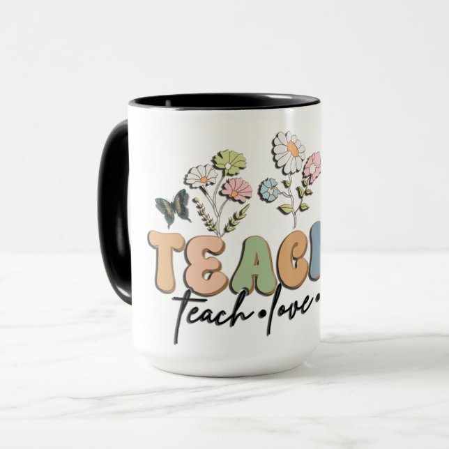 Taza Retro Style Teacher (Anverso izquierdo)