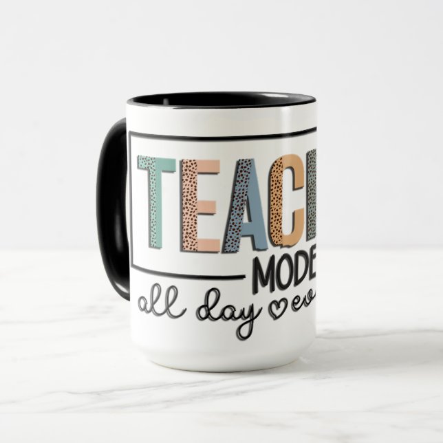Taza Retro Style Teacher (Anverso izquierdo)