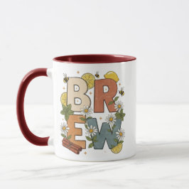 Taza Retro Tea Brew Herb Design