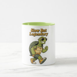 Taza Retro Turtle Calm Progress Color Inside Mug
