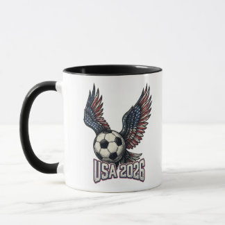 Taza Retro USA Fútbol 2026 Alas de Águila