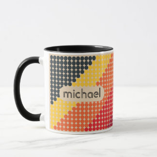 Taza Retro VHS Bauhaus Pequeños puntos Mug