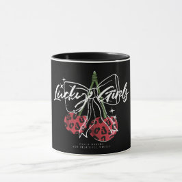 Taza Retro Vintage Cherry Quote Typography 