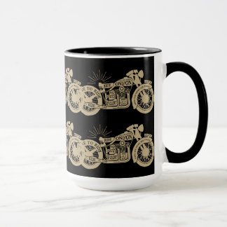Taza Retro viva para montar las motocicletas del
