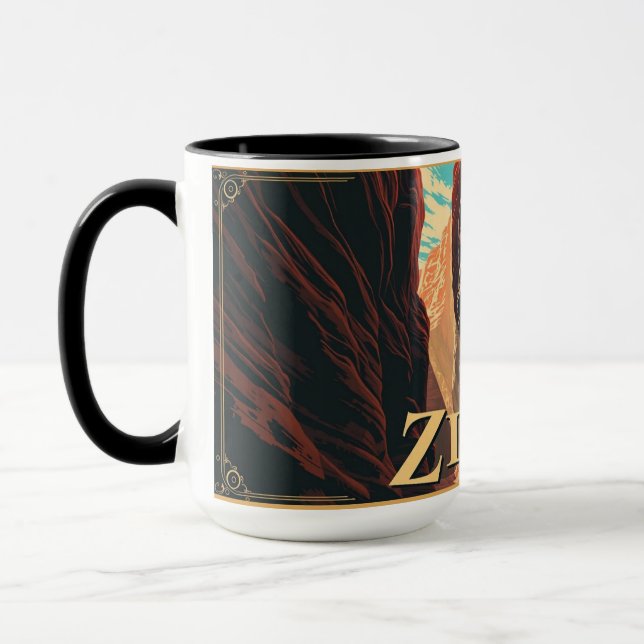 Taza Retro Zion National Park Adventure Mug (Izquierda)