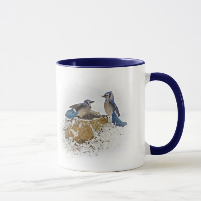 Taza Retroceda - los pájaros del arrendajo azul (Derecha)