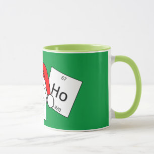 Taza Retruécano del navidad del elemento de la química
