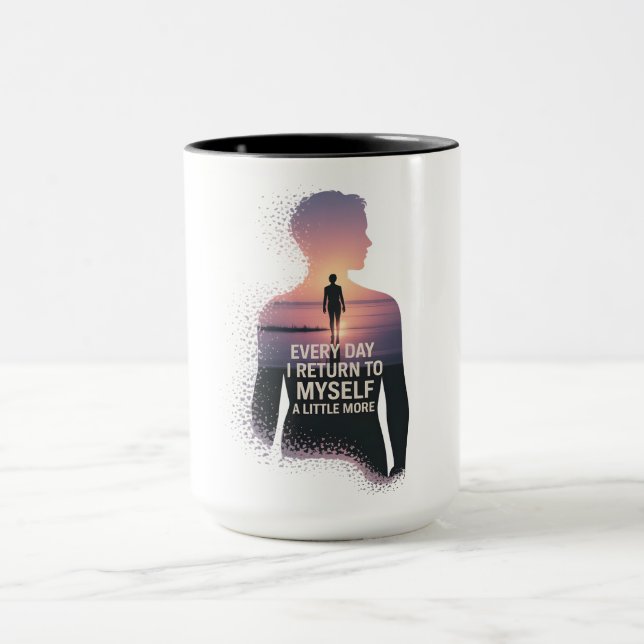 Taza Return to Yourself - Mindful Mental Health Mug (Centro)