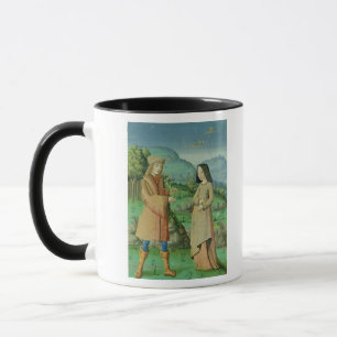 Taza Reunión de Aeneas y Anne, la hermana de Dido