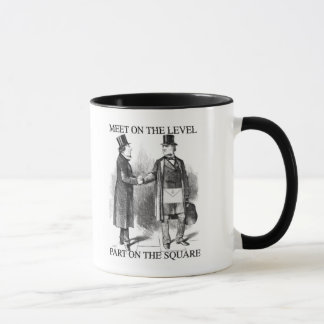 Taza Reunión de los albañiles en el nivel