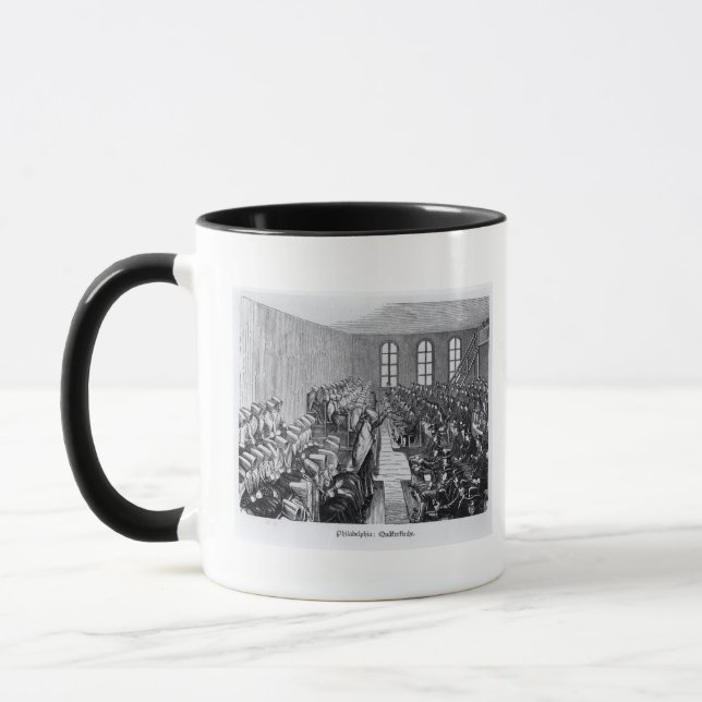 Taza Reunión del Quaker, Philadelphia (Izquierda)