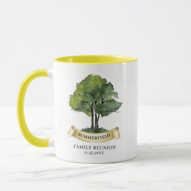 Taza Reunión familiar Keepsake Personalizado (Izquierda)
