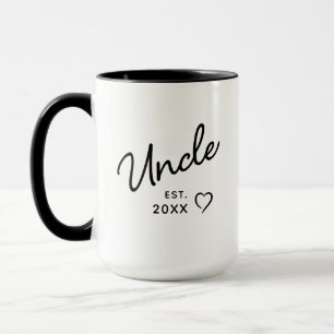 Taza Revelación de embarazo de nuevo bebé del año Est. 