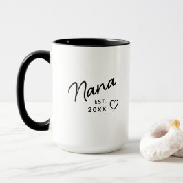 Taza Revelación de la Abuela Nana Año de Fundación Mini