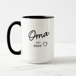 Taza Revelación del Embarazo del Primer Nieto de Oma Es