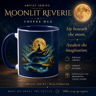 Taza Reverie bajo la luz de la luna – Café Paisaje Onír