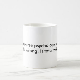 Taza reversa de la psicología